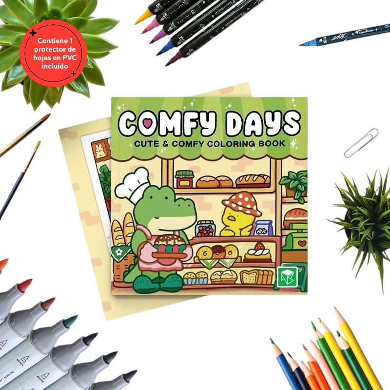 Libro para colorear "Días acogedores y cómodos" 48 páginas