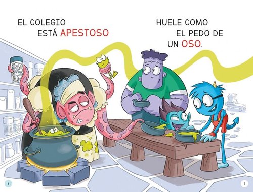 Aprende a leer en la escuela de monstruos. La mascota más grandota